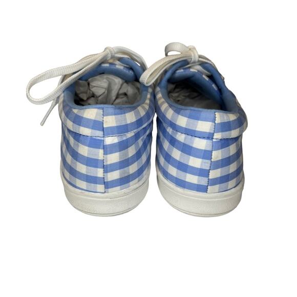 Easy Spirit Women's Checkered Gingham Sneakers Shoes Blue White Sz 9.5N Comfy - Picture 7 of 12